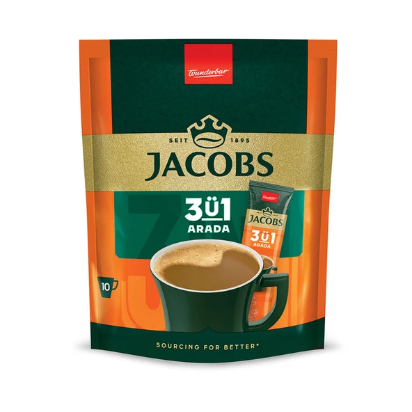 Jacobs 3ü 1 Arada Paket 10 x 16 G (5'li Paket) ürün görseli 1