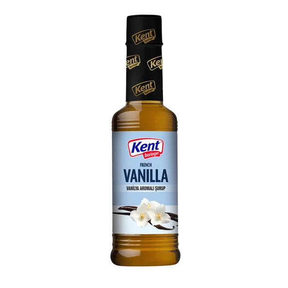 Kent Boringer Vanilya Aromalı Kahve Şurubu 355 Ml (8'li Paket) ürün görseli 1