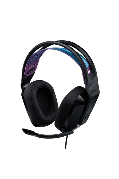 logitech G G335 Kablolu Oyuncu Kulaklığı - Siyah ürün görseli 1