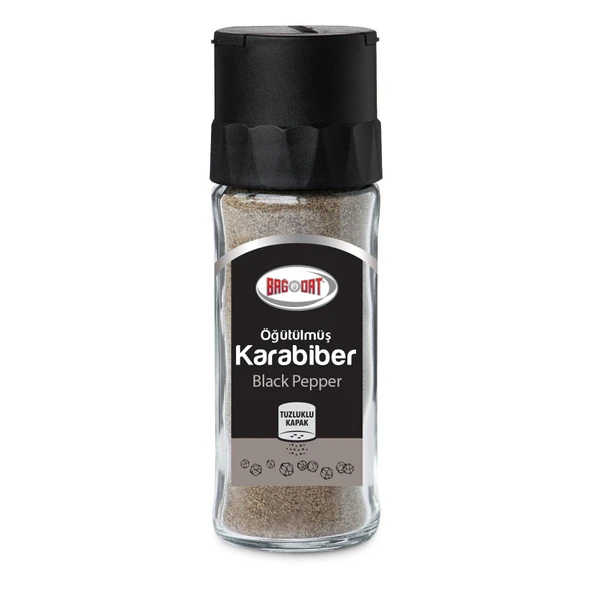 Bağdat Öğütülmş Karabiber Tuzluklu Cam 55 G (3'li Paket) ürün görseli 1