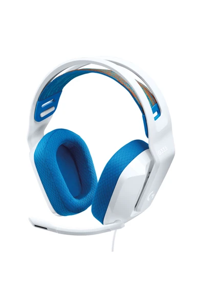 logitech G G335 Kablolu Oyuncu Beyaz Kulaklığı - 981-001018 ürün görseli 1