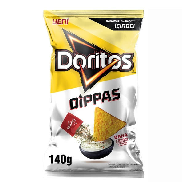 Doritos Dippas Mısır Cipsi Parti Boy 140 G (7'li Paket) ürün görseli 1