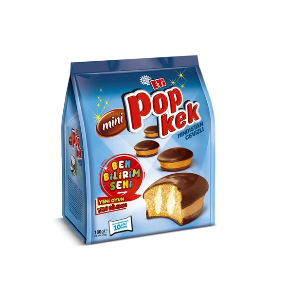 Eti Popkek Mini Hindistan Cevizli Kek 180 G (7'li Paket) ürün görseli 1