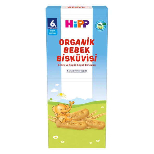 Hipp Organik Bebek Bisküvisi 180 G (4'li Paket) ürün görseli 1