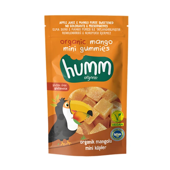 Humm Organic Mangolu Meyve Küpü 30 G (4'li Paket) ürün görseli 1