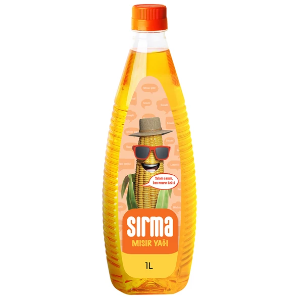 Sırma Mısır Yağı 1 L (8'li Paket) ürün görseli 1