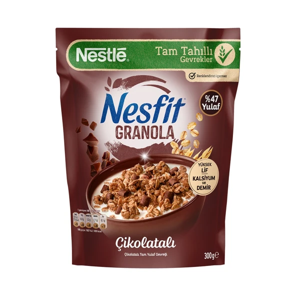 Nesfit Çikolatalı Granola 300 G (8'li Paket) ürün görseli 1