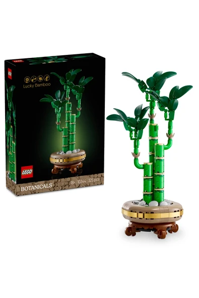 LEGO ® Botanicals Şans Bambusu 10344– Yetişkinler için Dekoratif Bitki Yapım Seti (325 Parça) ürün görseli 1