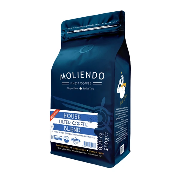 Moliendo House Blend Öğütülmüş Filtre Kahve 250 G (6'li Paket) ürün görseli 1