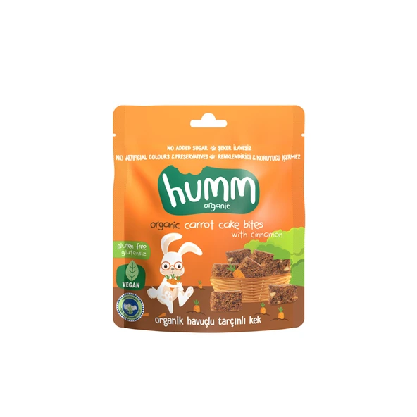 Humm Organic Havuçlu Tarçınlı Kek 30 G (8'li Paket) ürün görseli 1