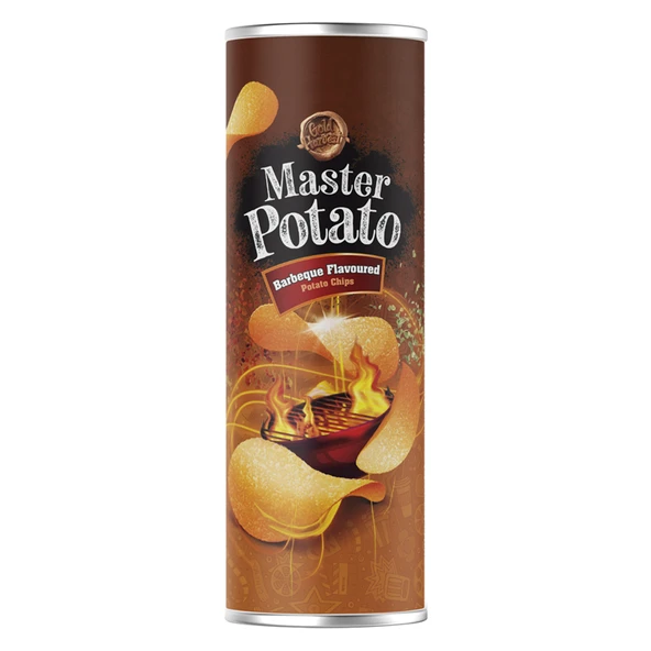 Master Potato Barbekü Çeşnili Patates Cipsi 160 G (8'li Paket) ürün görseli 1