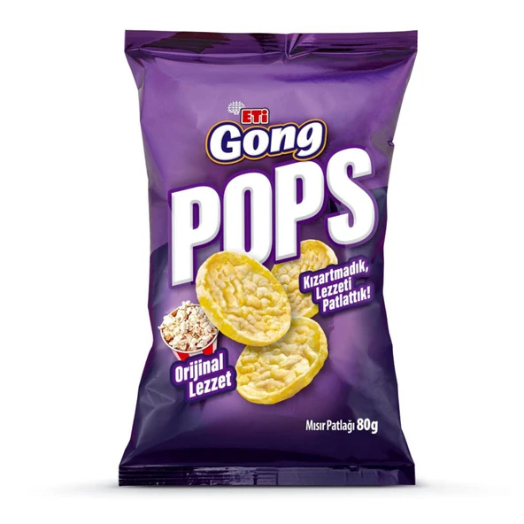Eti Gong Pops Mısır Patlağı 80 G (7'li Paket) ürün görseli 1