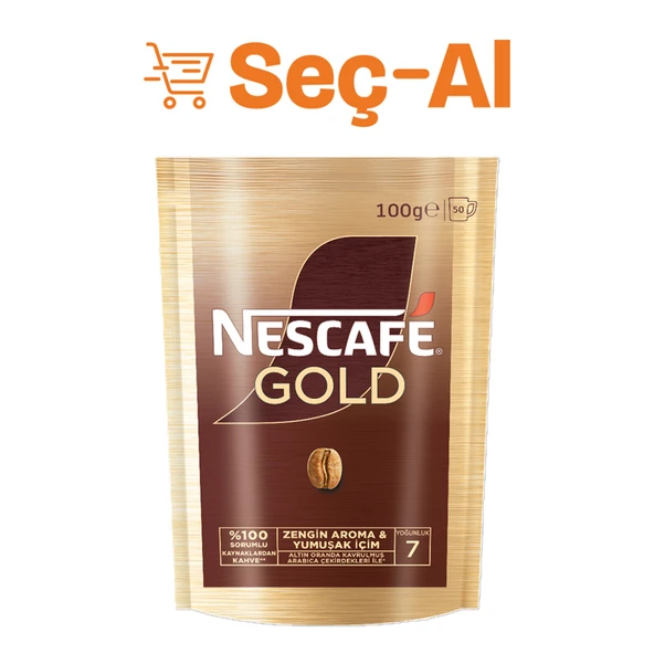 Nescafé Gold Ekonomik Paket 100 G (8'li Paket) ürün görseli 1