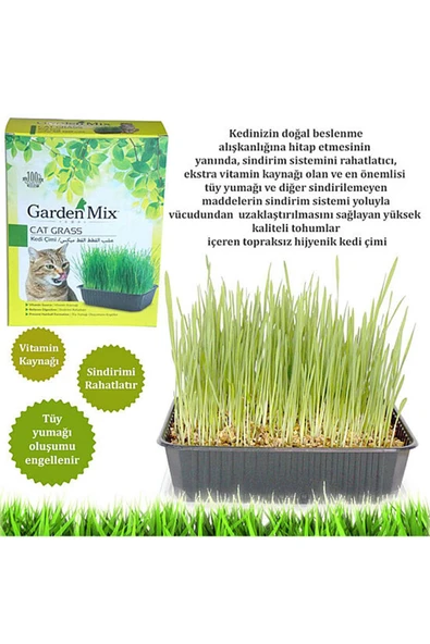 Garden Mix Kedi Çimi ürün görseli 1