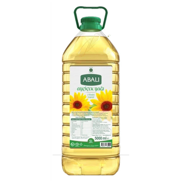 Abalı Ayçiçek Yağı 5 L (3'li Paket) ürün görseli 1