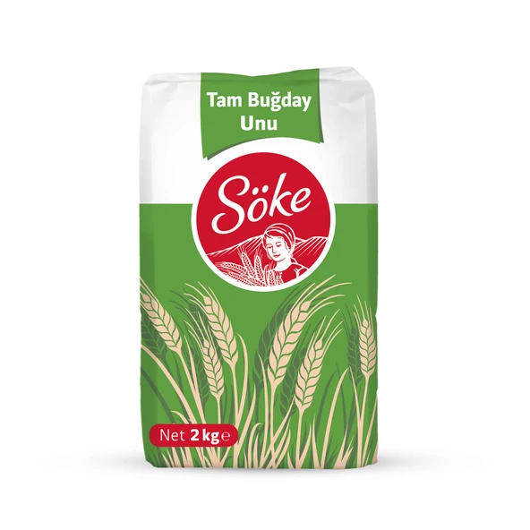 Söke Tam Buğday Unu 2 Kg (8'li Paket) ürün görseli 1