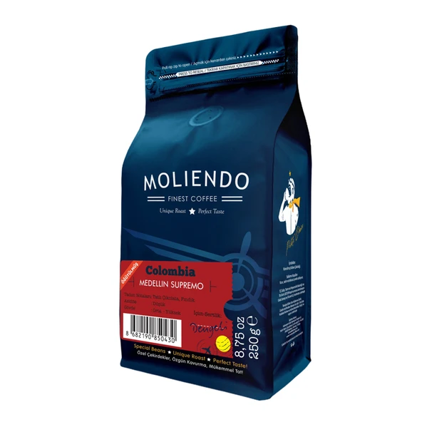 Moliendo Colombia Öğütülmüş Filtre Kahve 250 G (3'li Paket) ürün görseli 1