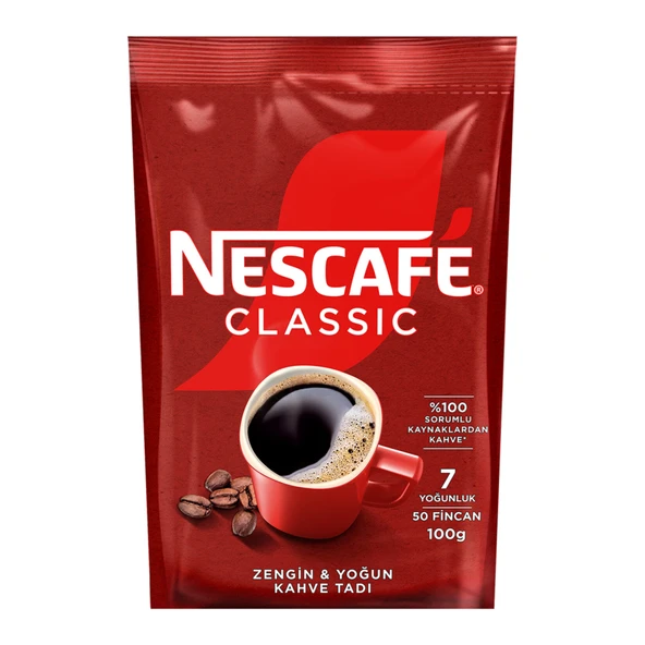 Nescafé Classic Ekonomik Paket 100 G (3'li Paket) ürün görseli 1