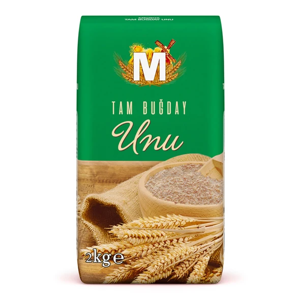 Migros Tam Buğday Unu 2 Kg (8'li Paket) ürün görseli 1