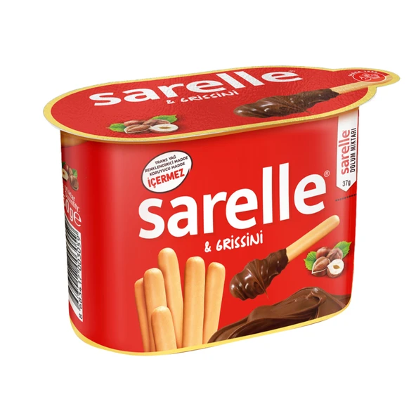 Sarelle Kakaolu Fındık Ezmesi ve Grissini 50 G (8'li Paket) ürün görseli 1