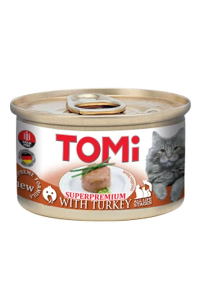 Tomi Kedi Yaş Maması Hindi Etli 85 G ürün görseli 1