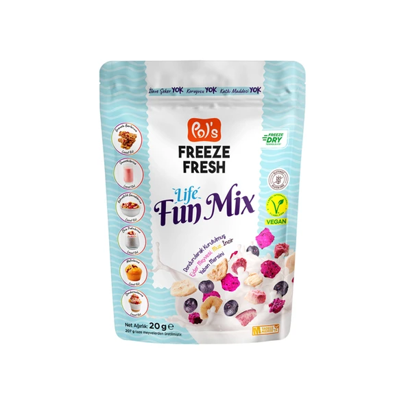 Pol's Freeze Fresh Life Fun Mix 20 G (7'li Paket) ürün görseli 1