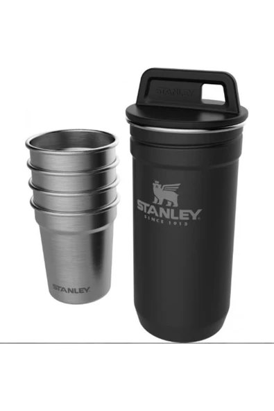Stanley Adventure Nesting Shot Bardak Seti Siyah - Resim 2