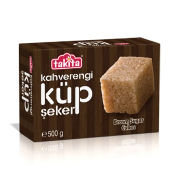 Takita Kahverengi Küp Şeker 500 G (8'li Paket) ürün görseli 1