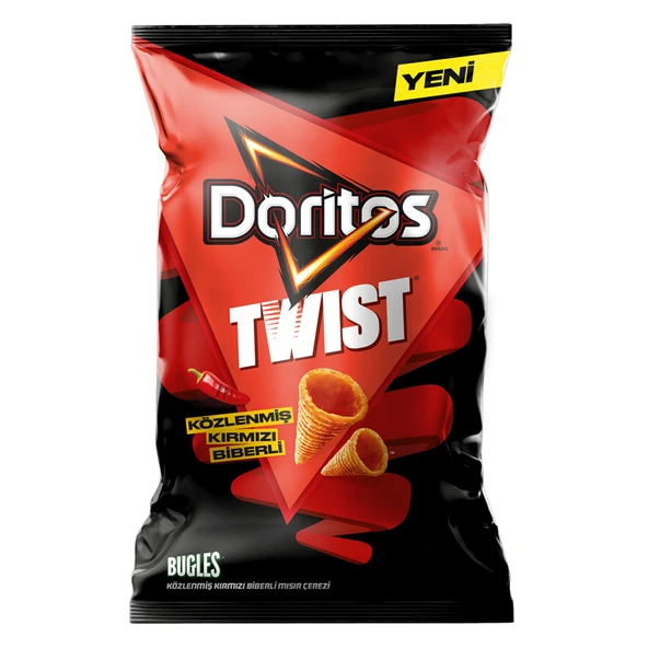 Doritos Twist Kırmızı Köz Biberli 115 G (5'li Paket) ürün görseli 1