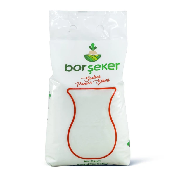 Bor Şeker Toz Şeker 5 Kg (8'li Paket) ürün görseli 1