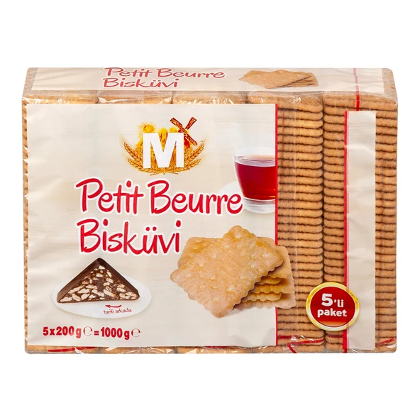 Migros Petibör Bisküvi 1000 G (7'li Paket) ürün görseli 1
