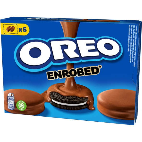 Oreo Sütlü Çikolata Kaplı Bisküvi 246 G (8'li Paket) ürün görseli 1