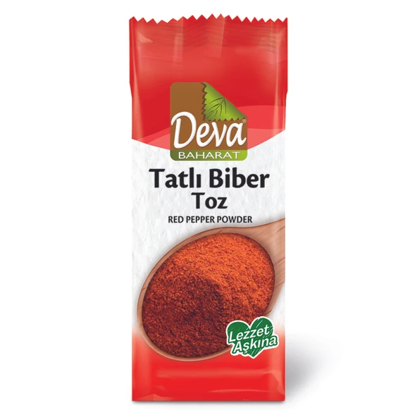Deva Kırmızı Toz Tatlı Biber 65 G (6'li Paket) ürün görseli 1
