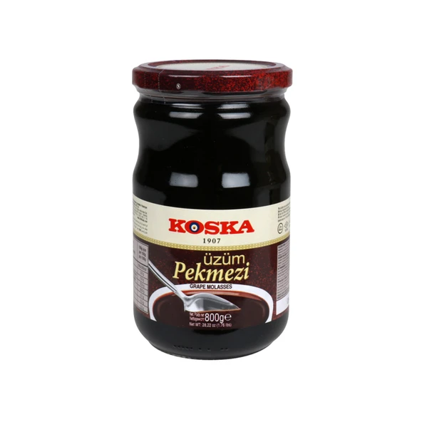 Koska Üzüm Pekmezi Cam Kavanoz 800 G (3'li Paket) ürün görseli 1