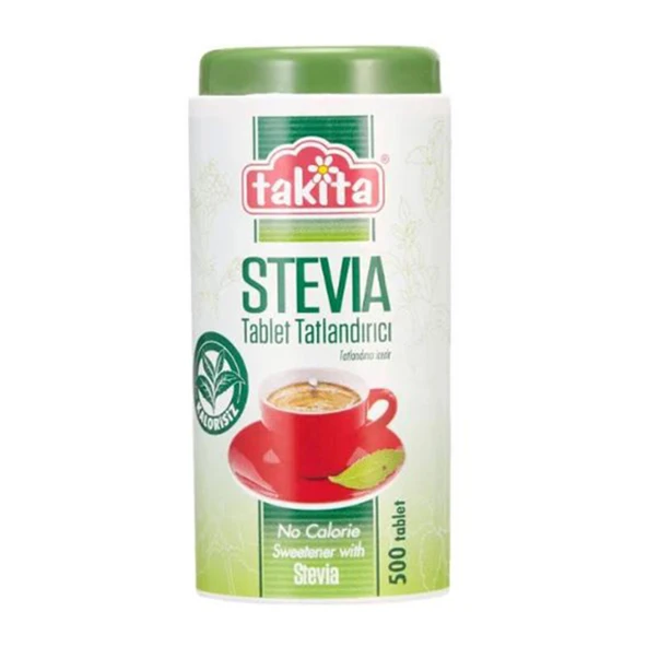 Takita Stevia Tablet Tatlandırıcı 500 Ad 30 G (6'li Paket) ürün görseli 1
