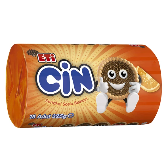 Eti Cin Portakallı Bisküvi 325 G (7'li Paket) ürün görseli 1