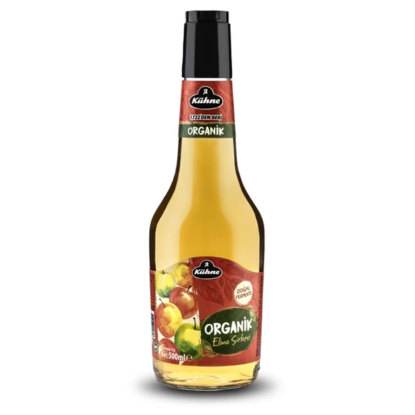 Kühne Organik Elma Sirkesi 500 Ml (8'li Paket) ürün görseli 1