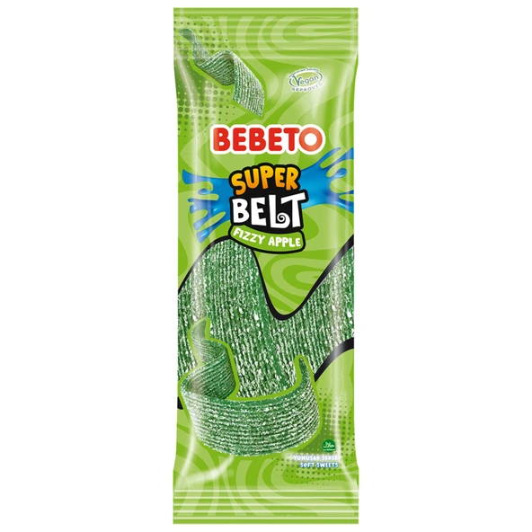 Bebeto Sour Blast Licorice Elma 180 G (7'li Paket) ürün görseli 1