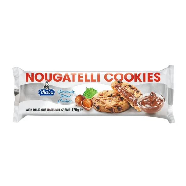 Merba Nougatelli Cookies 175 G (5'li Paket) ürün görseli 1