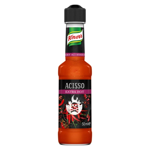 Knorr Acısso Extra Hot Acı Biber Sosu 50 Ml (6'li Paket) ürün görseli 1