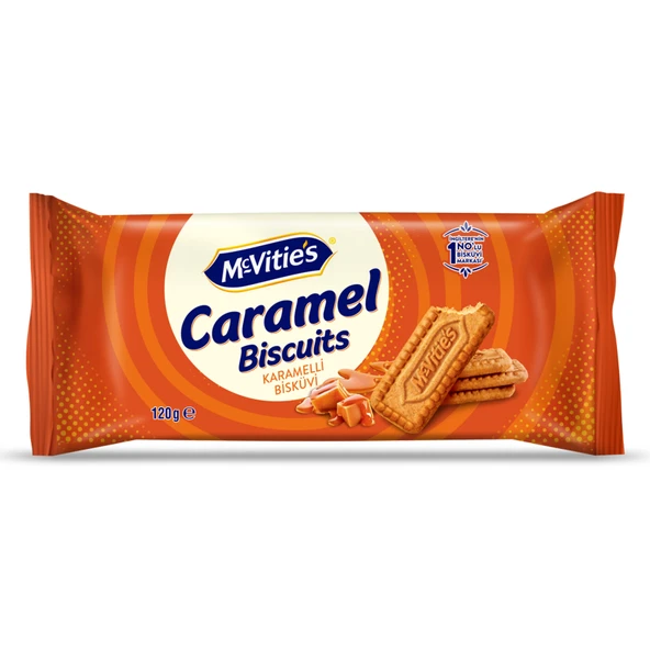 McVitie's Karamelli Bisküvi 120 G (8'li Paket) ürün görseli 1