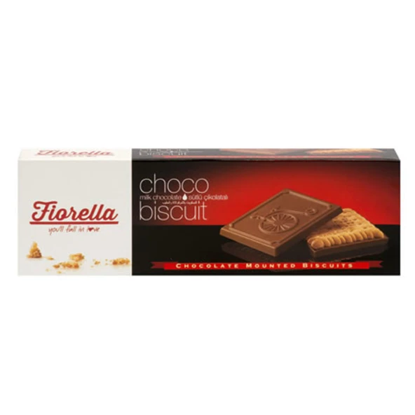 Fiorella Sütlü Çikolatalı Bisküvi 102 G (8'li Paket) ürün görseli 1