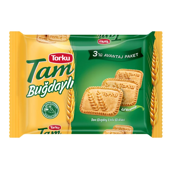 Torku Tam Buğdaylı Bisküvi 393 G (6'li Paket) ürün görseli 1