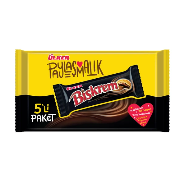 Ülker Biskrem Kakaolu Rulo 5 x 100 G (5'li Paket) ürün görseli 1