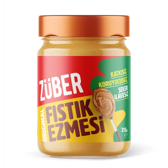 Züber Original Fıstık Ezmesi 315 G (6'li Paket) ürün görseli 1