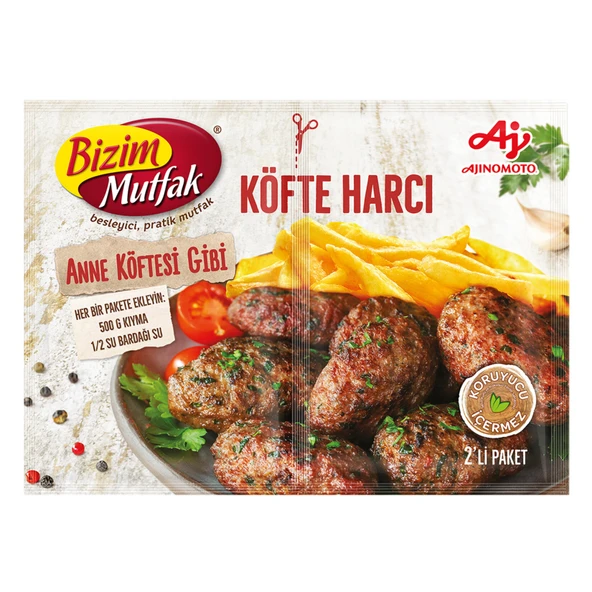 Bizim Mutfak Köfte Harcı 2'Li Paket 85 G (8'li Paket) ürün görseli 1