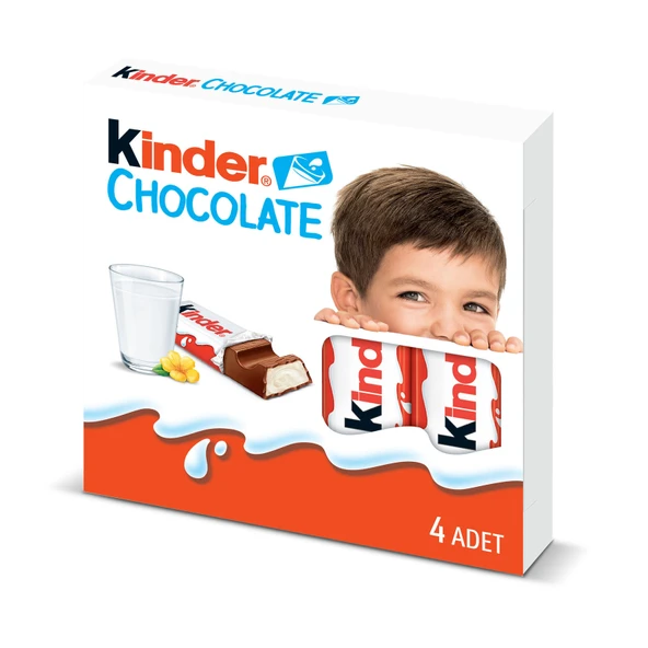 Kinder Chocolate 4'lü 50 G (5'li Paket) ürün görseli 1