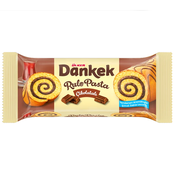Ülker Dankek Çikolatalı Rulo Pasta 235 G (7'li Paket) ürün görseli 1