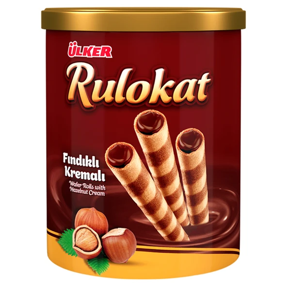 Ülker Rulokat 9 Kat Tat Fındıklı Rulo Gofret 170 G (7'li Paket) ürün görseli 1