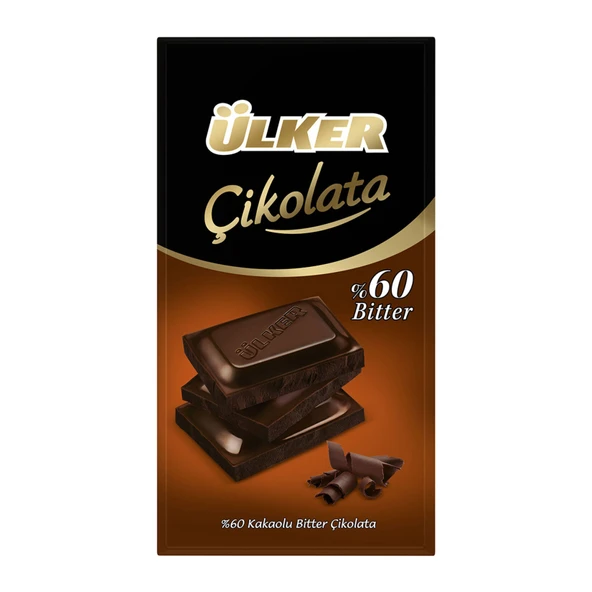 Ülker Tablet Çikolata Bitter 70 G (6'li Paket) ürün görseli 1
